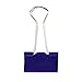 JAM PAPER Colorful Binder Clips - Small - 3/4 Inch (19 mm) - Purple Binderclips - 25/Pack