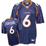 Jay Cutler #6 YOUTH Broncos Navy Replica Jersey