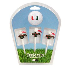 Team Golf Miami Hurricanes - 3 Teemates 1 Ball Pack