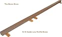 12 ft Tan Suede Low Profile Beam