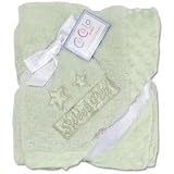 Sage Sweet Pea Fluffy Sherpa Sentiment Luxury Blanket