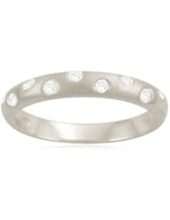 14k White Gold Diamond Band (1/6 cttw, H-I, I2)