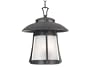 Kenroy Home 3192 Laguna Large Hang Lantern, Ebony Pearl