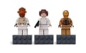 LEGO Star Wars: Mini-Figure Magnet Set - C-3PO, Leia White Dress, 
			Admiral Ackbar