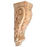 Jeffrey Alexander Acanthus Corbel (CORB-3CH) 7-5/8 x 6-3/4 x 22, Cherry