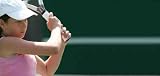 Girl Playing Tennis with Space for Copy - 24