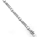 Sterling Silver Cubic Zirconia Rhodium Plated Bracelet