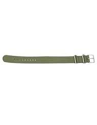 Timex T7B911 Weekender 20mm Olive Nylon Slip-Thru Watch Strap