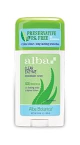 Alba Botanica Aloe Unscented Deodorant Stick, 2 oz
