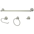 Ultra Hardware 27527 Kingston 4-Piece Bath Accessory Set - Satin Nickel