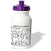 Londons Times Funny Cow Cartoons - Boring Cows aka Milk Duds - Water Bottles