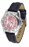 Kansas Jayhawks Ladies Sport Watch with Leather Band and Mother of Pearl Dial