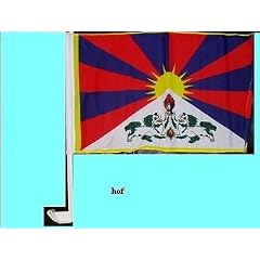 Auto-Fahne Tibet