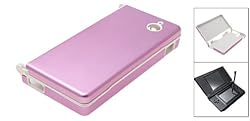 Nintendo DSi Alunminum Metallic Armor Hard Case with Screen Protector - Pink