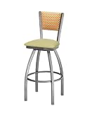 Grand Rapids Chair 6504BS-UB Melissa Anne Upholstered Back Swivel Barstool (24" - 36" Seats)