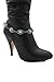 Women Western Fashion Boot Bracelet Gold Metal Chain Lion Coin Shoe Anklet Charm