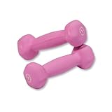 Pair of 1lb. Neoprene Dumbbells - Pink