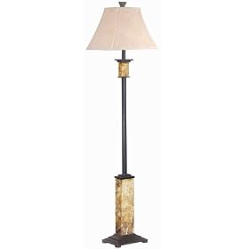 Bennington Floor Lamp, 62H, NATURAL SLATE by Home Decorators Collection