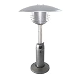 Hammered Silver Tabletop Patio Heater