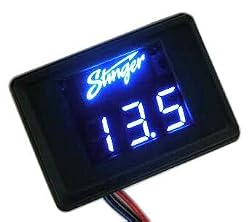 Stinger Blue Digital Voltage Gauge