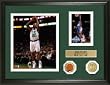 Ray Allen 2008 NBA ALL STAR GAME USED BALL AND GOLD COIN PHOTO MINT