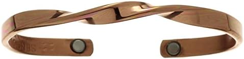 Sergio Lub Magnetic Adjustable Copper Cuff Bracelet - Copper Infinity, L