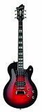 Hagstrom Select Swede Electric Guitar (Burgundy Burst)