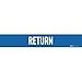 Brady 7241-1HV, 81385 Self-Sticking Vinyl Pipe Marker, (Pack of 25 Cards)