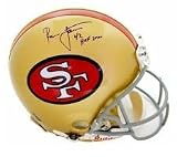 Ronnie Lott Autographed/Hand Signed San Francisco 49ers Thowback Pro Line Helmets signed ''HOF 2000'
