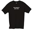 "the answer is more code" 100% Cotton Unisex Tee with funny Beware of the Geek Joke Text "the answer is more code" 100% Cotton Unisex Tee with funny Beware of the Geek Joke Text