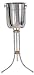 Adcraft SWB-28 Heavy Duty Chrome Plated Rods Wine Bucket Stand