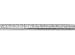 Sterling Silver 12.6 CTW Channel Set Square CZ 8" Bracelet