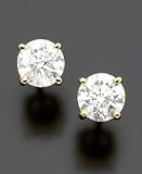 14k Gold Diamond Stud Earrings (1 ct. t.w.)