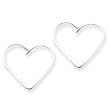 Sterling Silver Heart Earrings