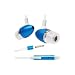 Premium Blue 3.5mm Aluminum Handsfree Stereo Headset Headphone Earphone with Built-in Microphone Remote for Apple Ipod Itouch Iphone 2g 3g 3gs Zune Mp3 Player PDA