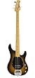 Ernie Ball Music Man Classic Collection Sterling 4 String Bass - Single Humbucker Tobacco Burst Finished Birdseye Maple Neck Black Pickguard