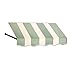 Awntech 10-Feet Dallas Retro Window/Entry Awning, 24-Inch Height by 42-Inch Diameter, Sage/Linen/Cream