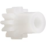 Smallparts Spur Gear, 20 Degree Pressure Angle, Polyoxymethylene, Inch, 32 Pitch