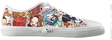 Custom Fairy Tail Flat Canvas Shoes and Sneakers for Men (New)