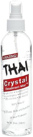 Thai Deodorant Stone Thai Crystal Deodorant, Mist 8 oz (pack of 2)