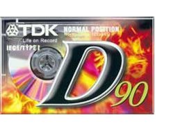 TDK D90 blank AUDIO tapes - Pack 10