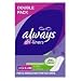 Always Dri-Liners Pantiliners, Long, Unscented, Double Pack, 80 ct.