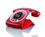 Grundig Sixty Schnurlostelefon mit Touch-Panel und Anrufbeantworter rot