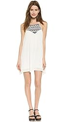 Crinkled Cotton/Crepe/Polyester/Rayon  Dress