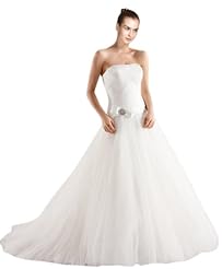 A-line Sweetheart Organza  Dress