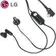 LG SGEY/0007301 Stereo hands free headset, Ear-bud Style head-set, Black, with Send/ End button (NOT compatible with LG Xenon or CF360)