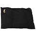 Browning Camping Fleece Pillow Microfiber Bottome With Buckmark Logo Repeated Pattern Black