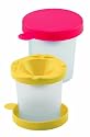 Charles Leonard Inc. Paint Cups, Red, Yellow, Blue, Green, Orange, 5 per Set (73005)