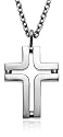 Men's Titanium Cross, 20"
