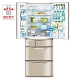 【エコポイント対象商品】パナソニック 501L 6ドア ノンフロン冷蔵庫（シャンパン）Panasonic ECO NAVI NR-F504T-N